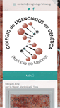 Mobile Screenshot of colegiodegenetica.org