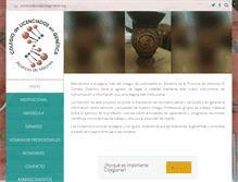 Tablet Screenshot of colegiodegenetica.org